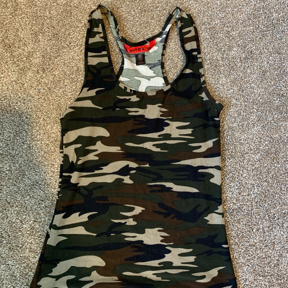 Camo tank top